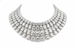 A full-diamond necklace