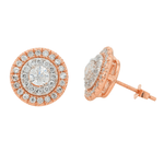 1 ctw diamond stud earrings in 10K rose gold

Rose gold diamond studs with classic prong setting

Romantic diamond stud earrings for everyday wear

Round diamond studs in warm rose gold

Elegant women’s rose gold diamond earrings