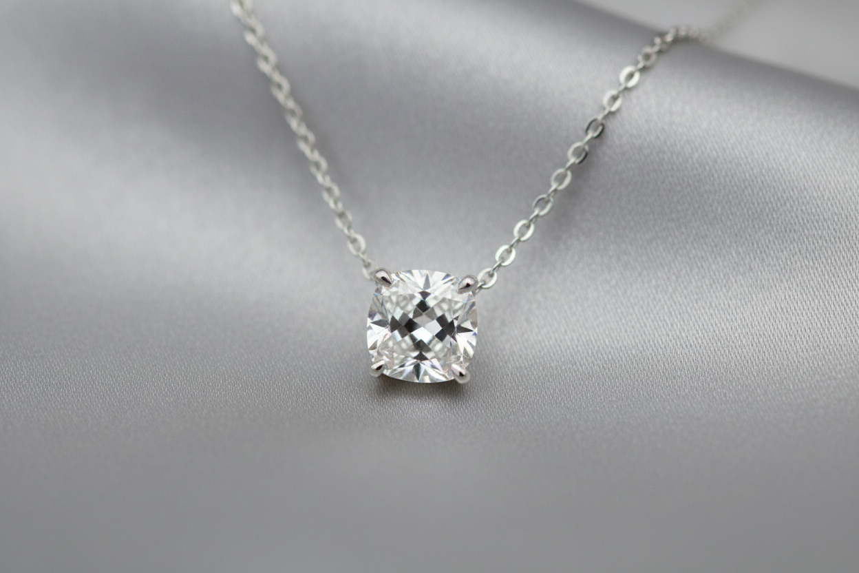 this solitaire necklace combines trusted craftsmanship with a sleek design — bridging classic and modern.